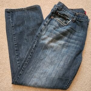 Lucky Brand 181 Relaxed Straight Mid-rise Men's Blue Jeans - Size 38x32